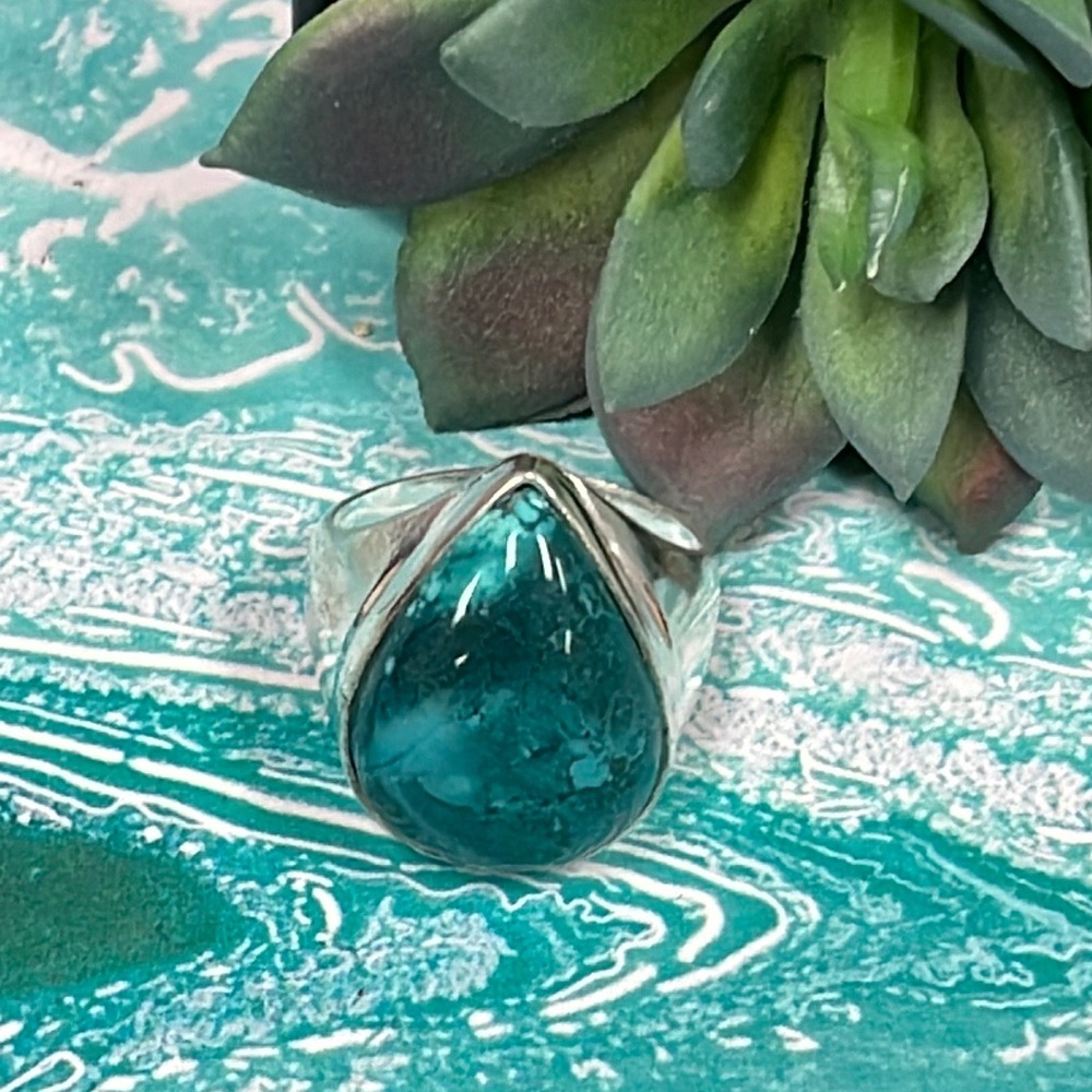 Dendrite Opal Ring - image 1